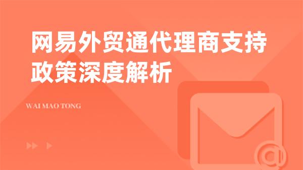 网易外贸通代理商支持政策深度解析