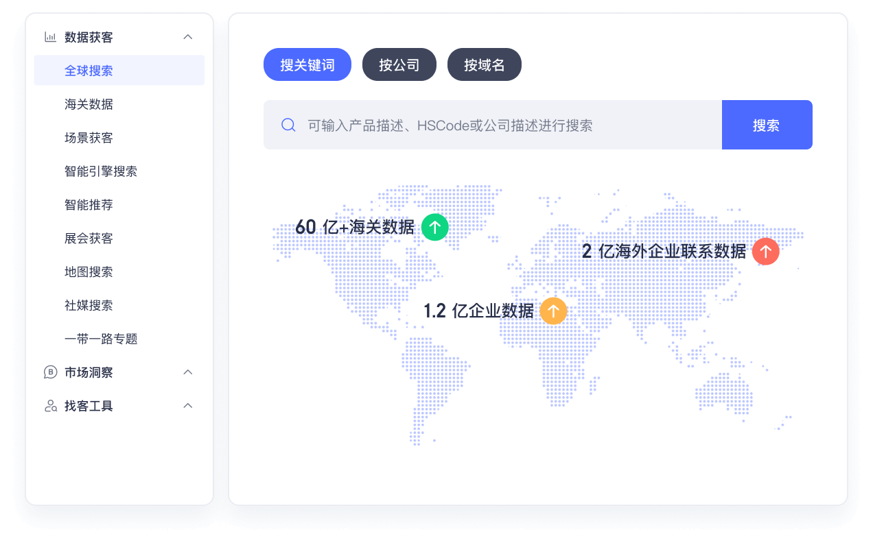 全球企业数据库，高效精准找客户